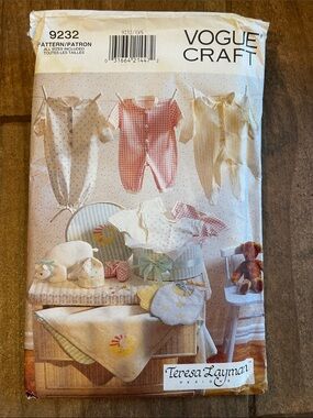 Vogue Newborn & Baby Matching Sets Sewing Pattern - UNCUT